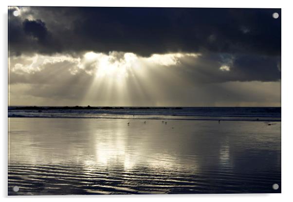 Low Tide Light Acrylic by Karl Butler