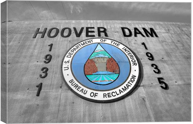Hoover Logo Canvas Print by Rob Hawkins