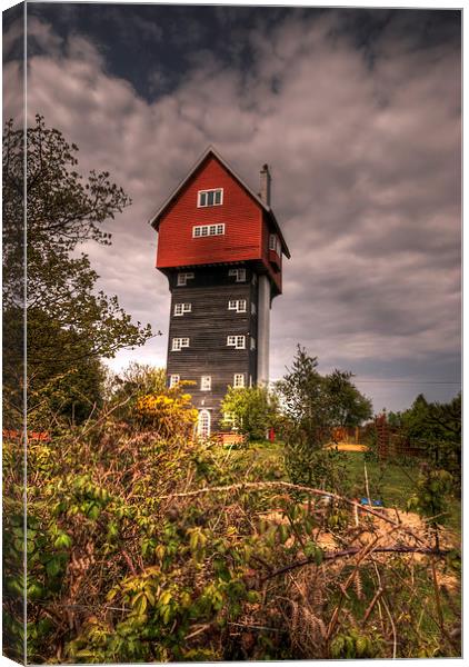 The House in the Clouds Canvas Print by Nigel Bangert
