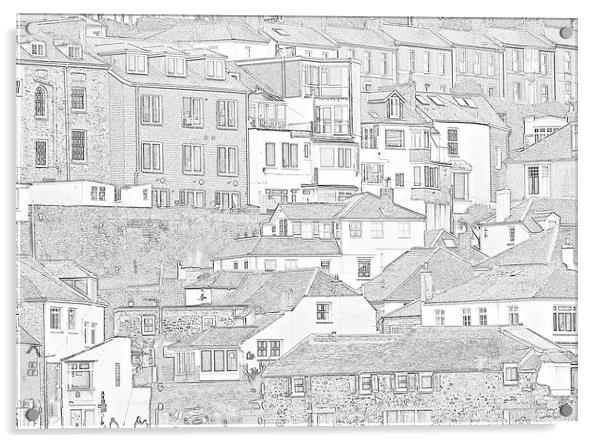 St Ives Sketchbook Acrylic by Karl Butler