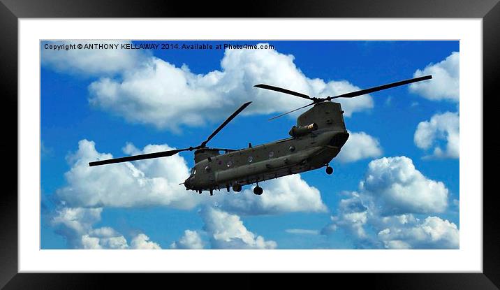 CHINNOCK Framed Mounted Print by Anthony Kellaway