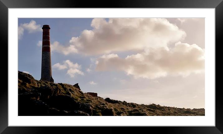 Levant Mine Cornwall Framed Mounted Print by Alexia Miles