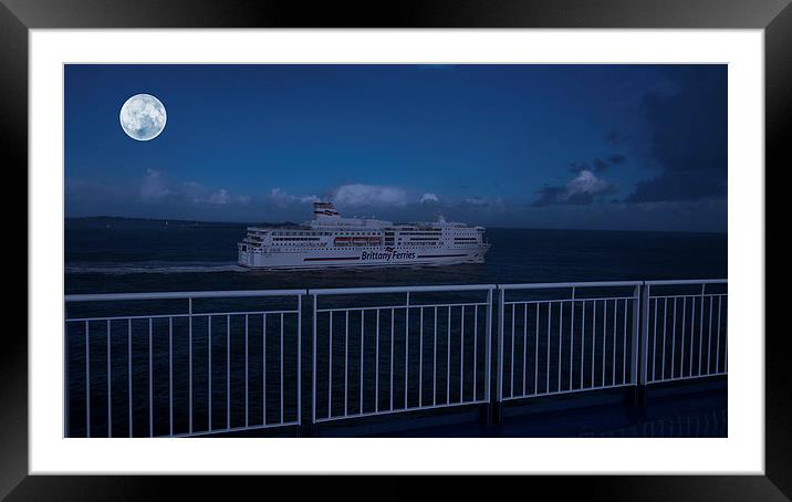 Welcome To Roscoff Framed Mounted Print by Ade Robbins