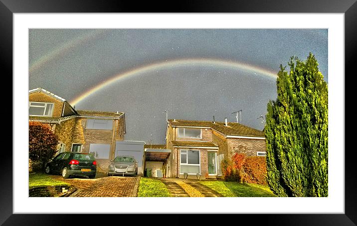 Over The Rainbow Framed Mounted Print by Ade Robbins