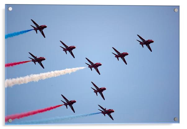 Red Arrow full formation Acrylic by Paul Nicholas