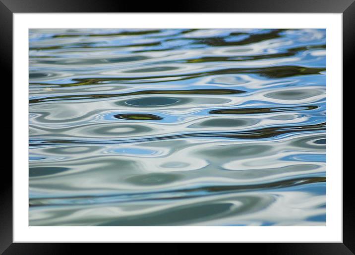 Water Abstract Framed Mounted Print by Tim Bell