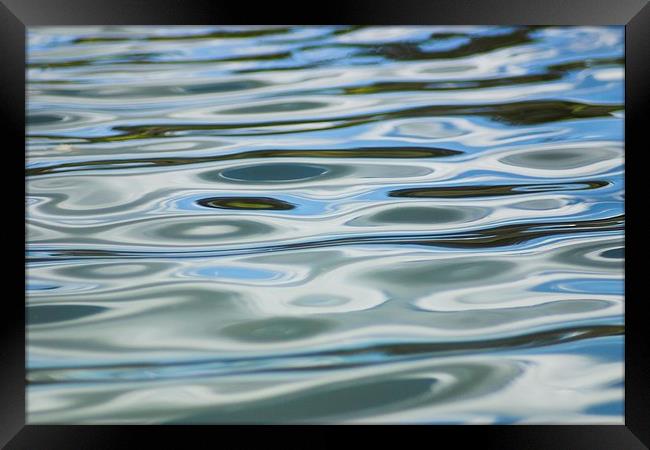 Water Abstract Framed Print by Tim Bell