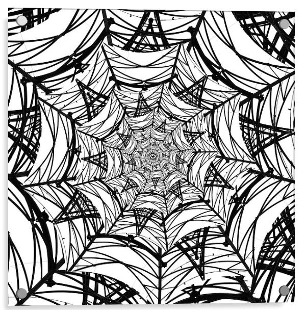 Spiderweb Pylon Acrylic by Shaun White