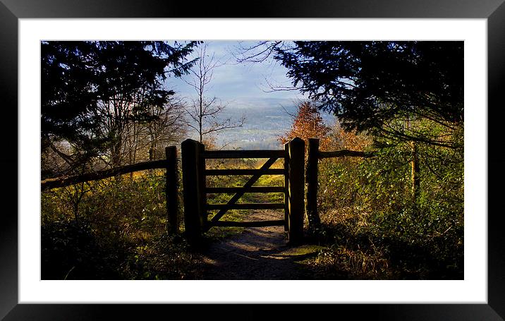 Gateway to the countryside Framed Mounted Print by Michelle Orai