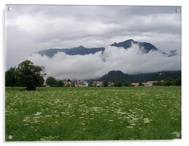 Switzerland Landscape Acrylic by Shoshan Photography 