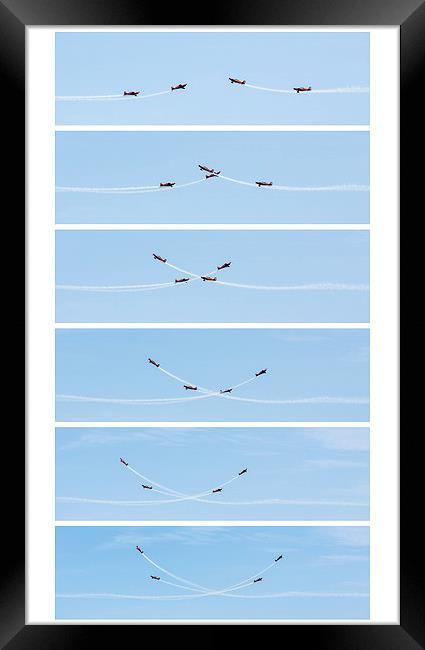 The Blades Montage Framed Print by I Burns