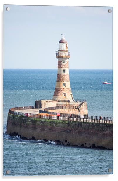 Roker Pier Lighthouse Acrylic by I Burns