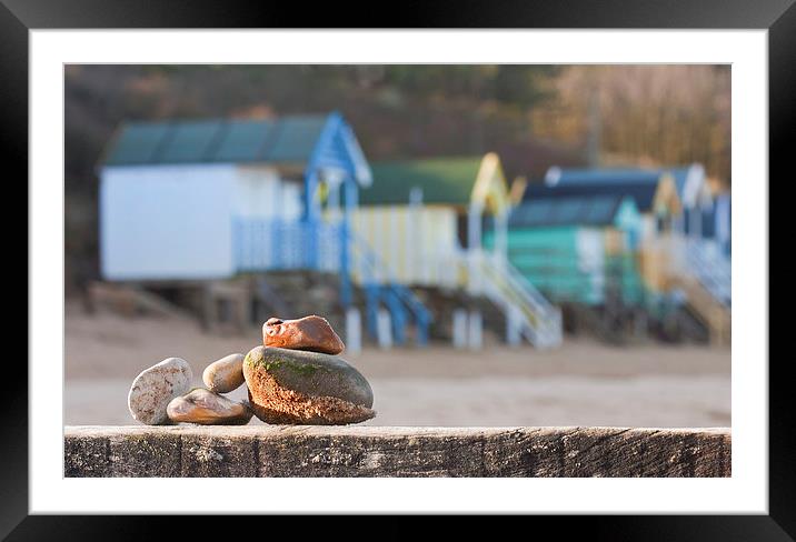 Wells-Next-The-Sea Beach Huts Framed Mounted Print by Mike Sherman Photog
