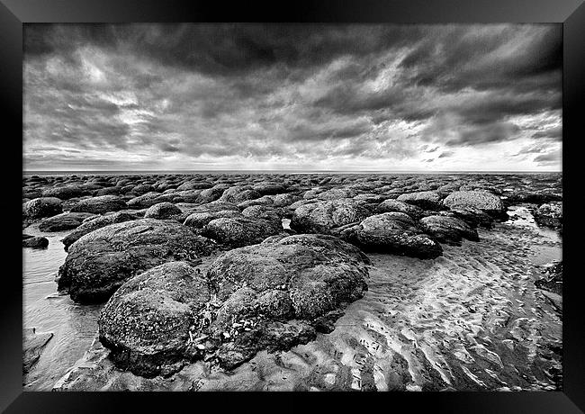 Hunstanton Rocks Framed Print by Mike Sherman Photog