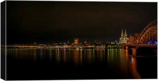 Cologne Dom and Rhine Canvas Print by Brian O'Dwyer