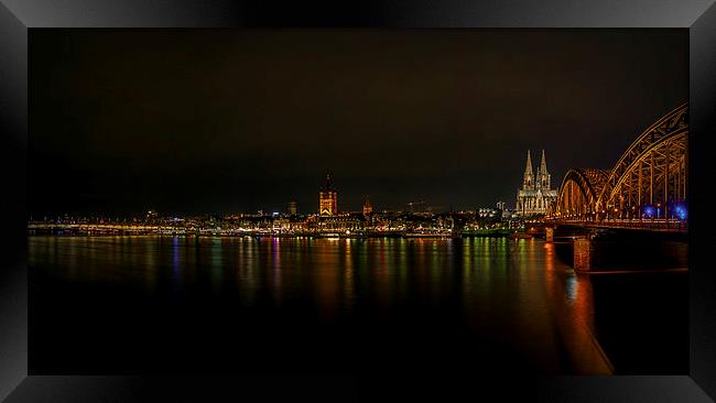 Cologne Dom and Rhine Framed Print by Brian O'Dwyer