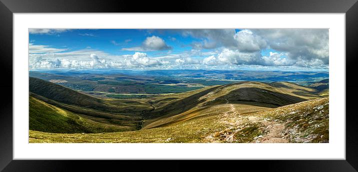 A Scottish Panorama Framed Mounted Print by Jamie Green
