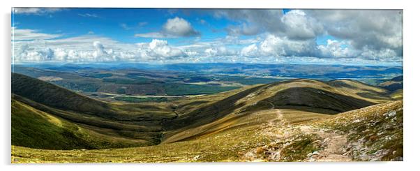A Scottish Panorama Acrylic by Jamie Green