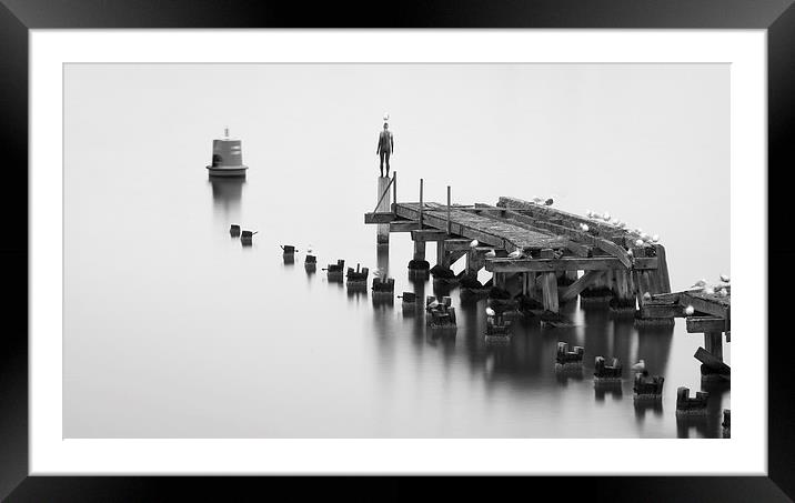 Old Pier Leith Framed Mounted Print by Keith Thorburn EFIAP/b