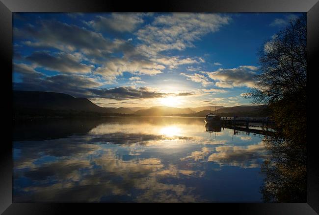 Ullswater Dusk Framed Print by Tracey Whitefoot