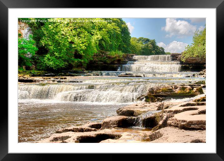 Aysgarth Falls Framed Mounted Print by Paula Connelly