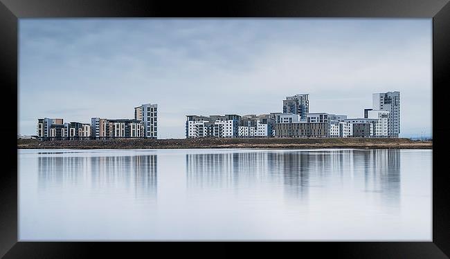 Newhaven Skyline Framed Print by Keith Thorburn EFIAP/b