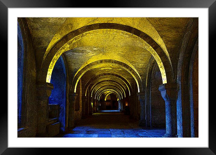 The Crypt Framed Mounted Print by John B Walker LRPS