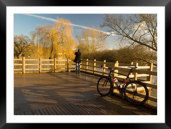 Cobham Peir Surrey Framed Mounted Print by Clive Eariss