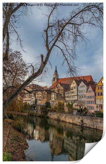 Neckargasse, Tübingen, Germany Print by Mark Bangert