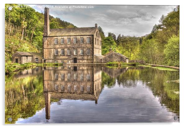 Gibson Mill Acrylic by Paula Connelly