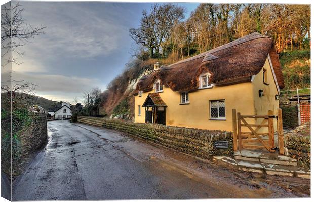 Old Maids Cottage Canvas Print by Rob Hawkins