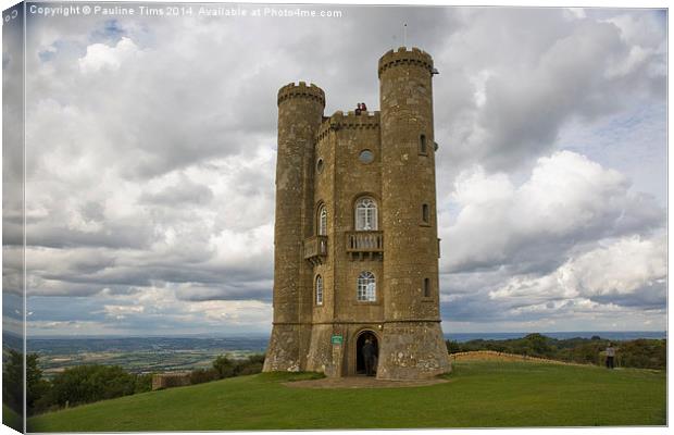 Broadway Tower,Worcecestershire, UK Canvas Print by Pauline Tims