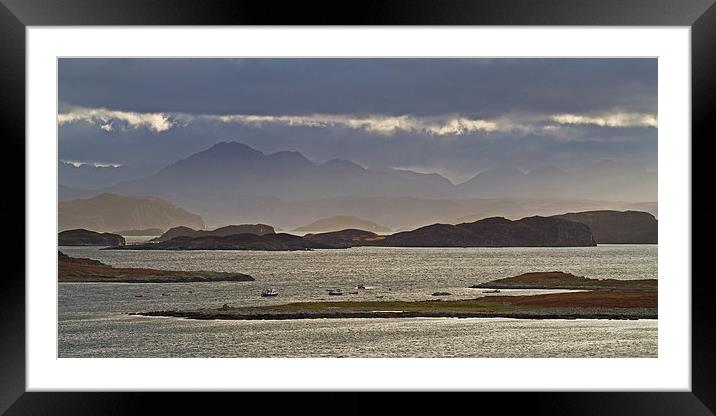 Summer Isles in Autumn Framed Mounted Print by James Meacock