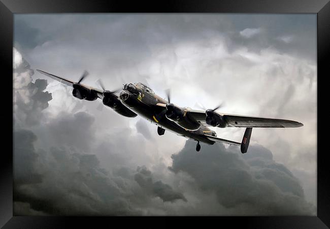 Avro Lancaster Framed Print by J Biggadike