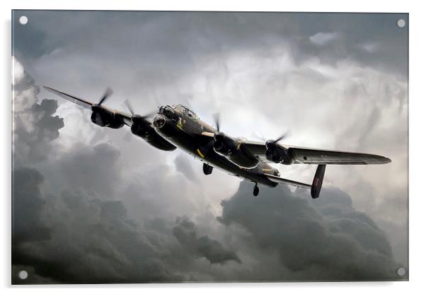Avro Lancaster Acrylic by J Biggadike