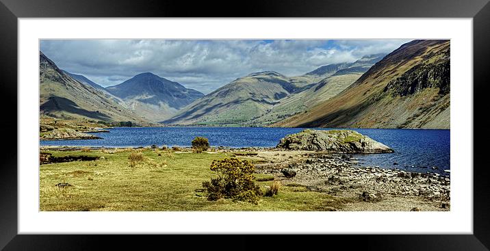 Wastwater And Fells Framed Mounted Print by Jamie Green