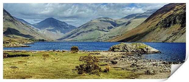 Wastwater And Fells Print by Jamie Green