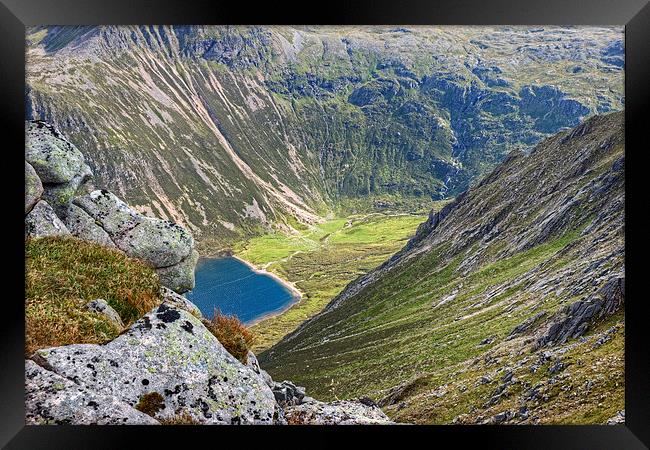 The Head Of Glen Einich Framed Print by Jamie Green