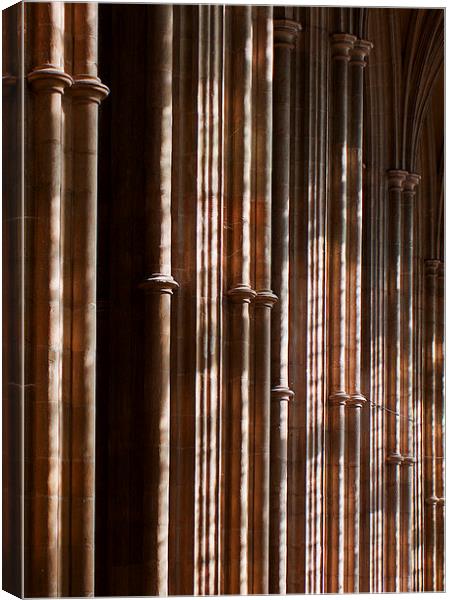 Pillars of Light Canvas Print by John B Walker LRPS