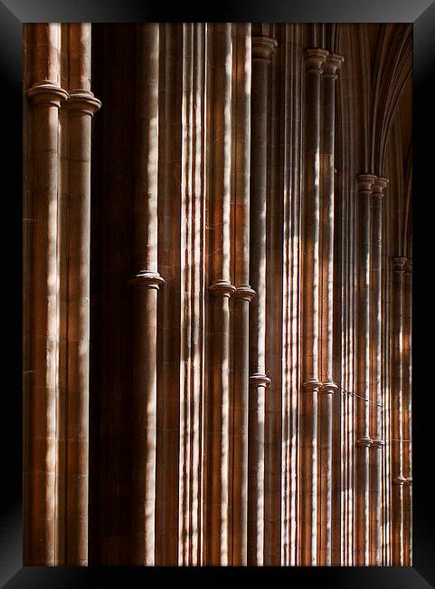 Pillars of Light Framed Print by John B Walker LRPS