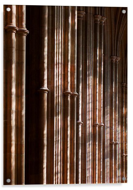 Pillars of Light Acrylic by John B Walker LRPS