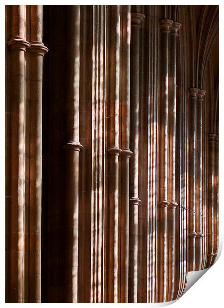 Pillars of Light Print by John B Walker LRPS