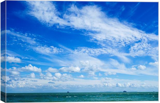 Skies Over the English Channel Canvas Print by John B Walker LRPS