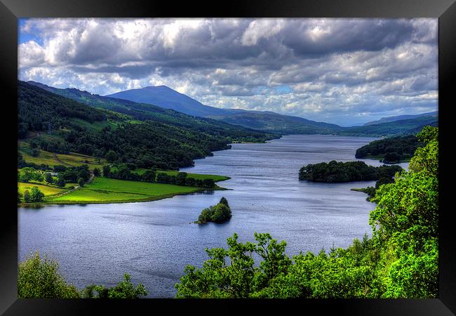 Loch Tummel View Framed Print by Tom Gomez