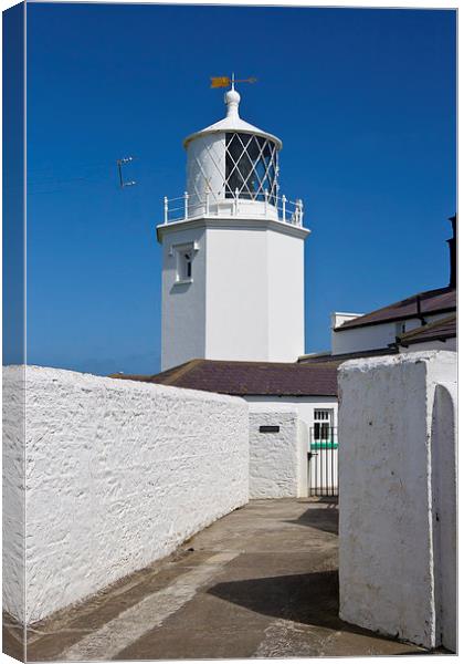 Lizard Lighthouse, Cornwall Canvas Print by John B Walker LRPS