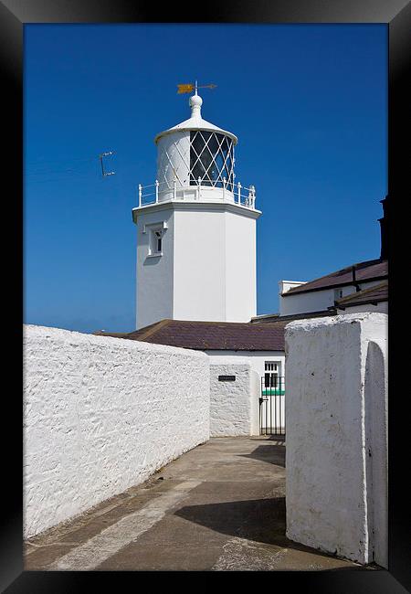 Lizard Lighthouse, Cornwall Framed Print by John B Walker LRPS