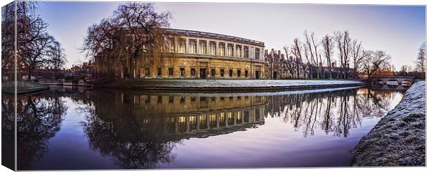 Trinity College and the River Cam. Canvas Print by Tristan Morphew