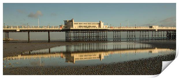 Worthing Reflections Print by Clive Eariss