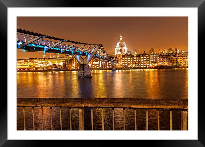 St Pauls Cathedral London Framed Mounted Print by Philip Pound