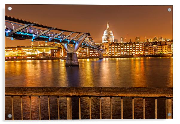 St Pauls Cathedral London Acrylic by Philip Pound